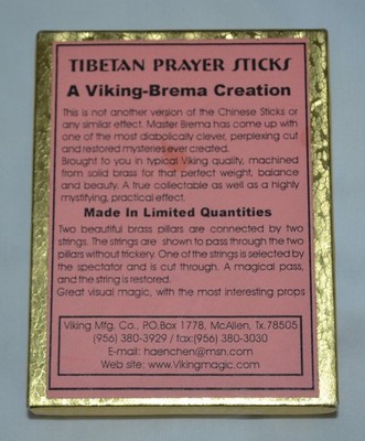 Vintage Rare Magic Trick - Tibetan Prayer Stick - Viking - Brema