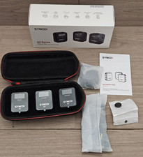 SYNCO Wireless Lavalier Microphone G2 A2 2.4GHz Dual Transmitter 656ft - NEW