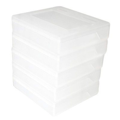 5Pack White Clear Game Cartridge Case Cover For SNK Neo Geo Pocket Color NGPC