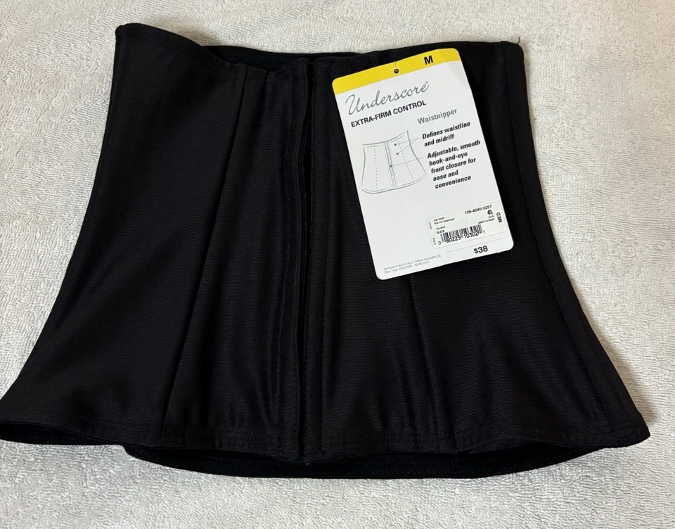 Cintura Underscore para mujer control extra firme negra talla mediana  Foto 3 de 4