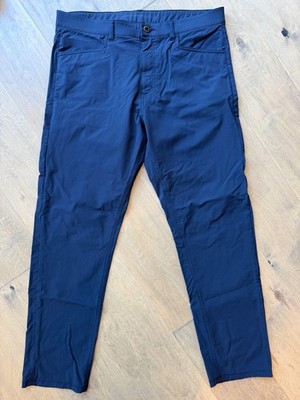 Western Rise Evolution Pant Classic Fit Navy Blue Stretch Chino Men's Size 34x30