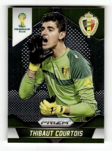Thibaut Courtois #18 2014 Panini Prizm World Cup card