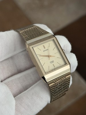 CITIZEN EXCEED 80s ヴィンテージ 薄型 クォーツ 稼働品 Rare Vintage Citizen Exceed Men's Classic Quartz Dress Watch JDM