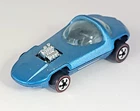 Hot Wheels 1967 Silhouette Redline Blue Loose Vintage Diecast Car - CB22