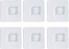 6PCS, for Corner Shower Caddy, Square Adhesive Pads