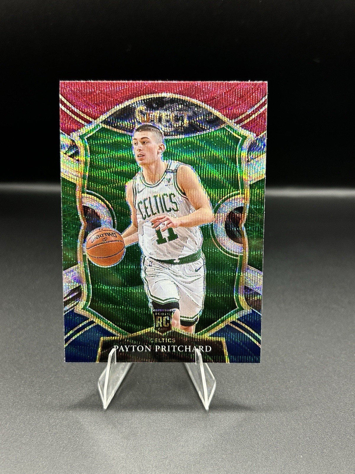 2020-21 Panini Select - Concourse Payton Pritchard #86 Tri-Color Prizm (RC)