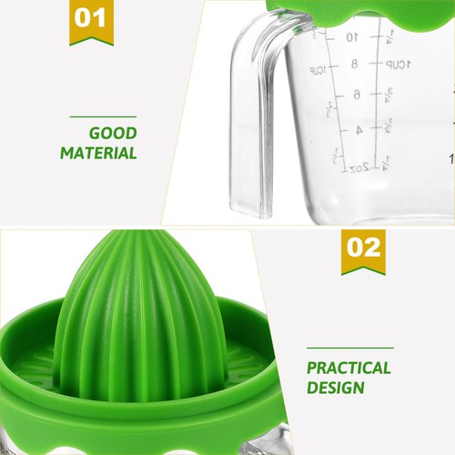 Exprimidor de cítricos exprimidor de limón desmontable exprimidor de jugo de fruta pequeño multiuso - Imagen 6 de 12
