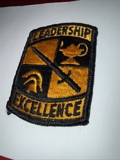 US Army ROTC Cadet Command Leadership Excellence m/e Patch