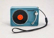 Crosley Portable Mini Turntable Bluetooth Speaker W/ USB Charging Cable