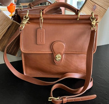 Vintage Coach Willis Crossbody Bag 9927 British Tan Costa Rica 2002 VGVC
