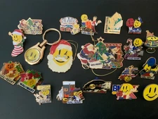 Walmart Lapel Pins, Walmart Smiley Pins