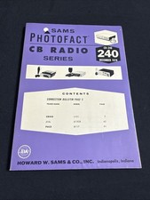 SAMS Photofact CB Radio Series Manual CB 240 December 1978