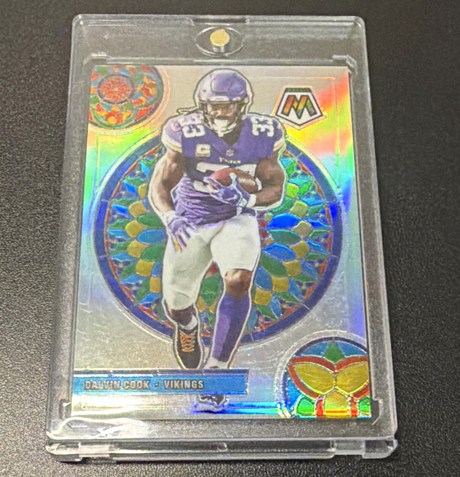 Dalvin Cook Glass Mosaic Panini 2021 Mosaic #GM-10 Minnesota Vikings
