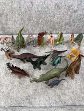 Dinosaur Figure Lot Assorted Sizes Brands Of 18 Dinosaurs Figures