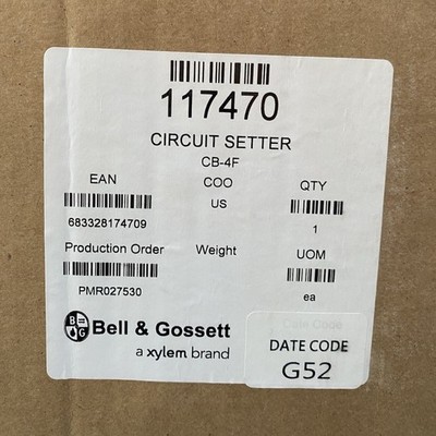 Bell & Gossett 117470 Circuit Setter CB-4F