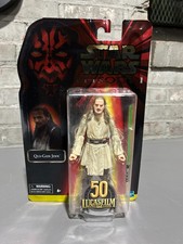 Star Wars Black Series QUI GON JINN Lucasfilm 50th Anniversary BEST BUY MINTY