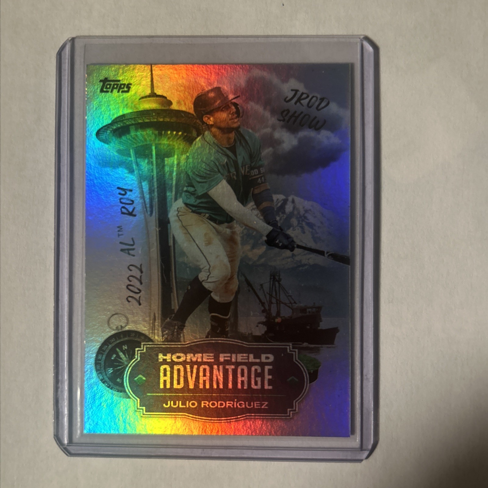 2023 Topps Series 2 Julio Rodriguez #HA-11 Home Field Advantage SP Insert Card