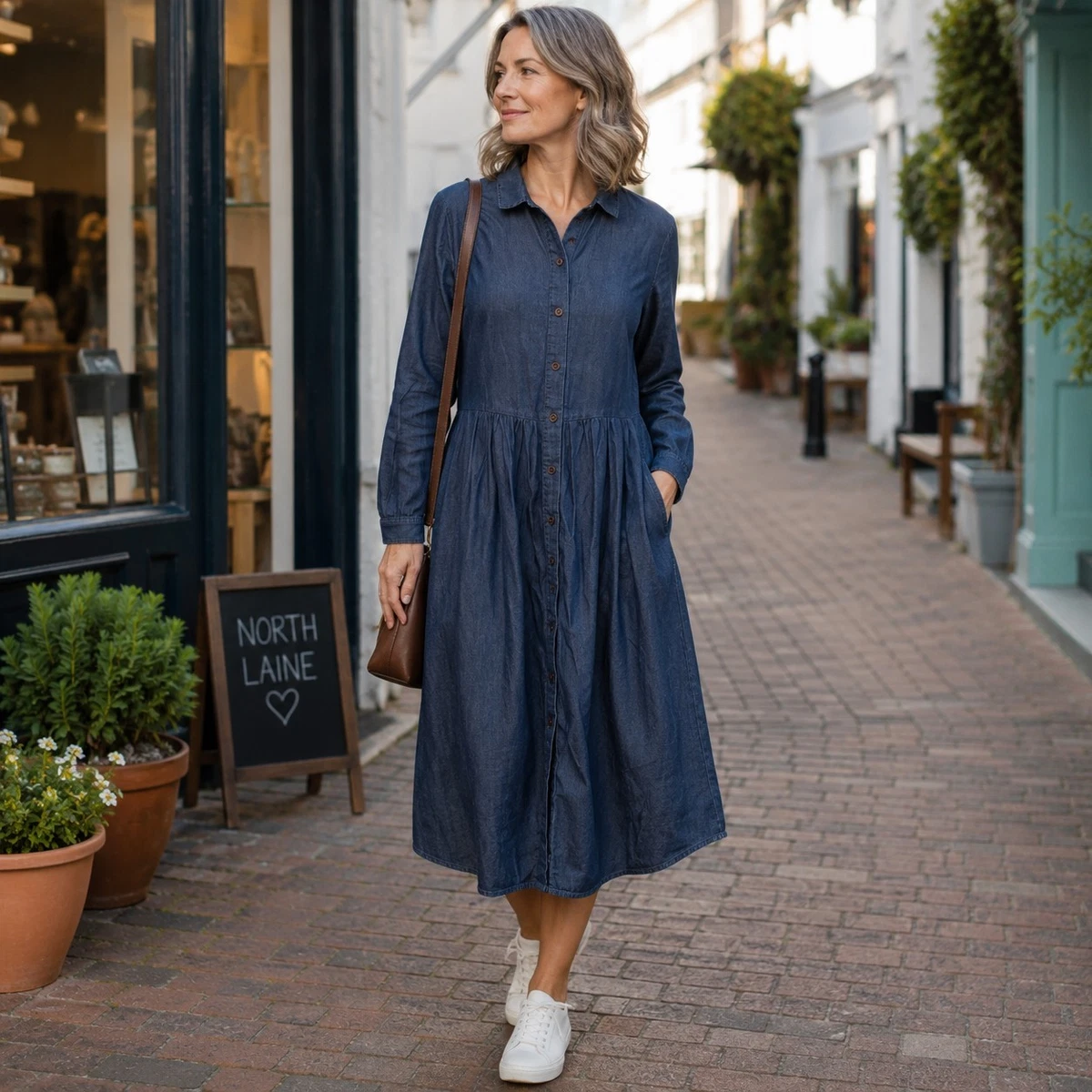 y2k denim dress The Y2K Denim Dress – Bravo Michal Avital main image 1