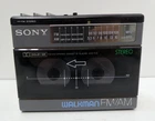 VINTAGE SONY WALKMAN WM-FM15 STEREO CASSETTE PLAYER JAPAN - FOR PARTS OR REPAIR