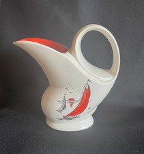 Vintage Crown Devon Fieldings - 'Red Sails' - Milk/Cream Jug - 1950's
