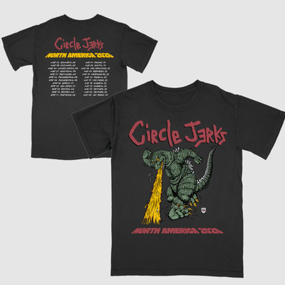 Circle Jerk 2026 North American Tour T-Shirt Unisex All Sizes CB0237