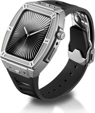 Metal Case with Band for Apple Watch Series 11/10 46Mm, Rugged Heavy Duty Protec