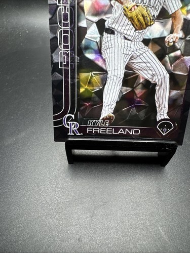 2025 Topps Série 2 Kyle Freeland Diamanté Noir 05/10 Ssp - Photo 3/6