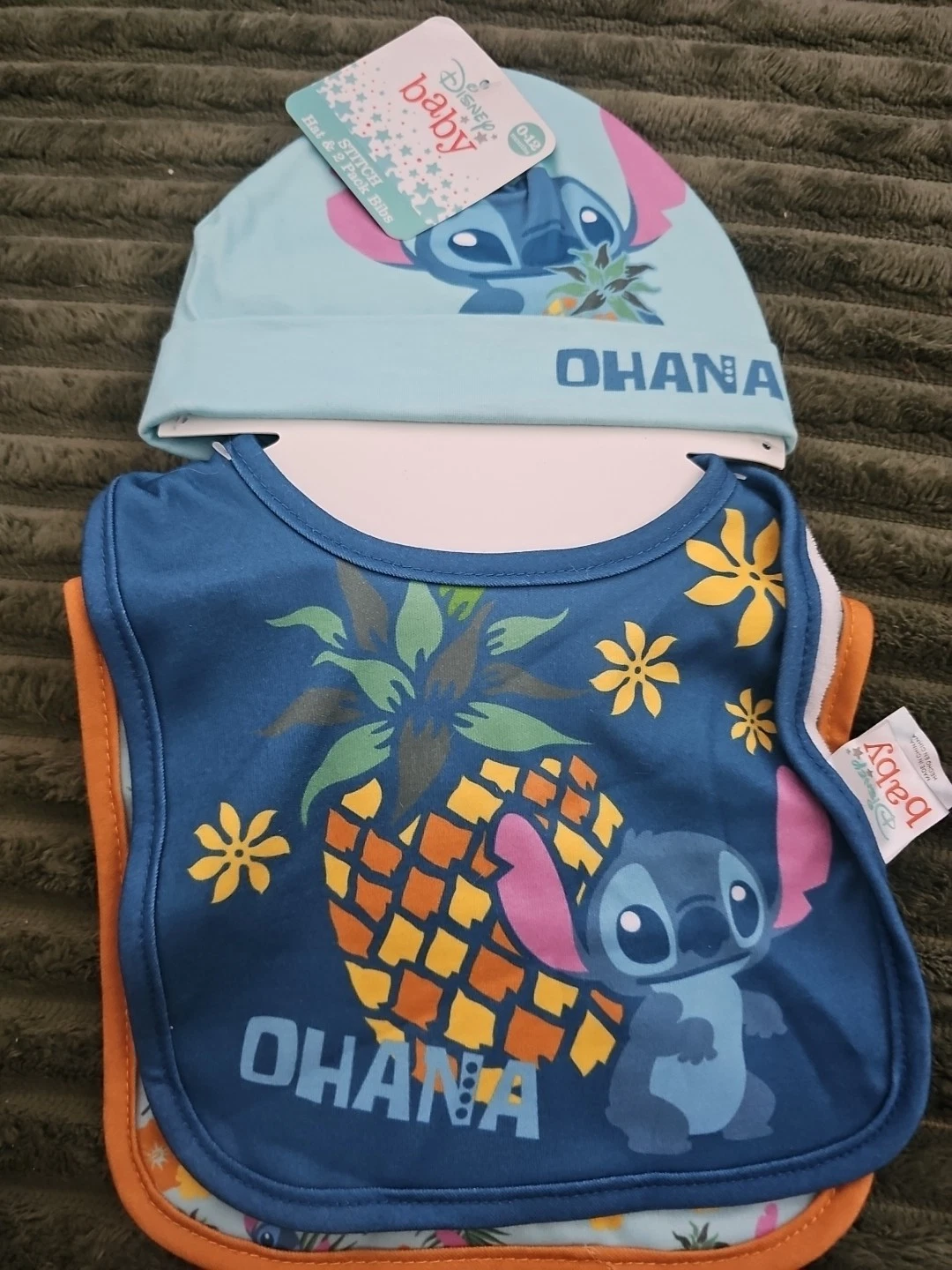 Disney Baby - Stitch - Hat And 2 Pack Bibs - 0-12 Months
Opens in a new window or tab
