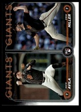 2024 Topps Update #US271 Erik Miller / Nick Avila RCOM, RC San Francisco Giants
