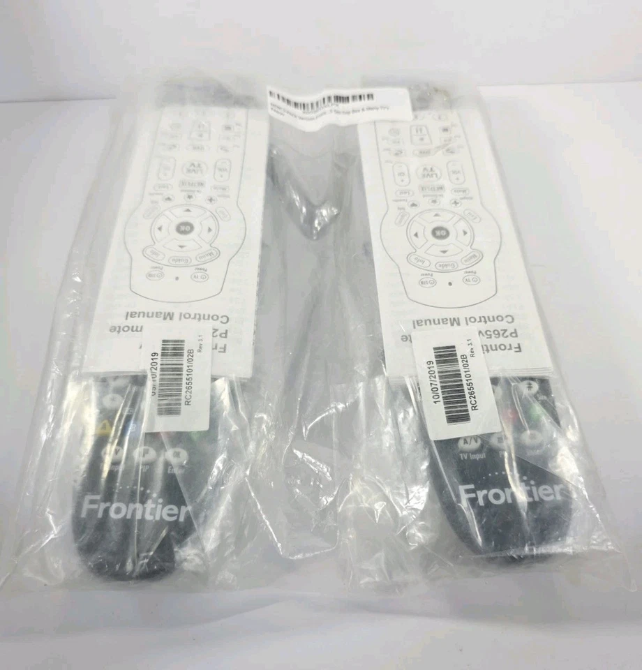Set Of 2 Frontier Verizon Fios P265v3.1 RC2655101/02B Remote Control W/ Netflix - Image 4 of 4