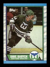  46 Dave Babych 44 Whalers 1989 Topps Hockey Sports Trading Card 