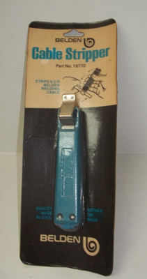 NIP BELDEN 3/0 and 4/0 CABLE STRIPPER PN: 18771