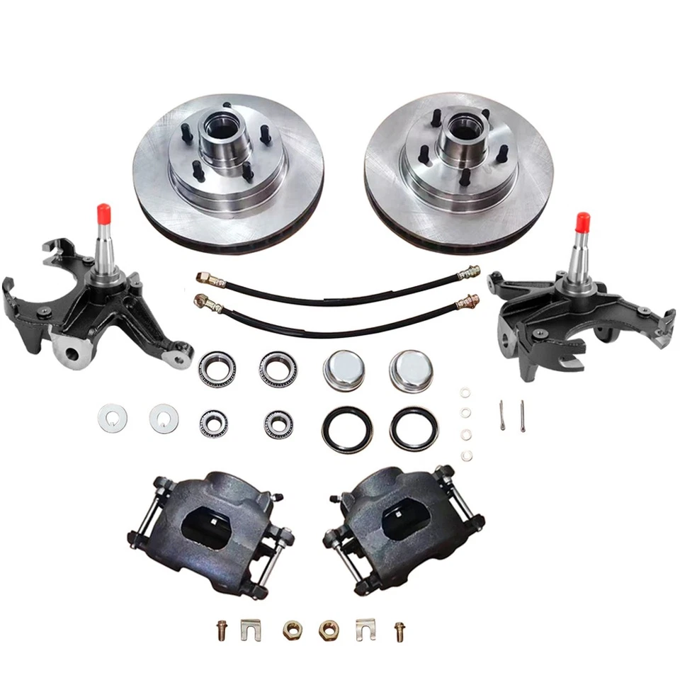 2.5" Front Drop Spindles & Disc Brake Conversion Kit for 1963-1970 Chevy C10 Foto 2 de 4