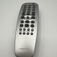 Philips DVD RC2K16 Wireless Remote Control Silver Black2004Model Replacement MPN