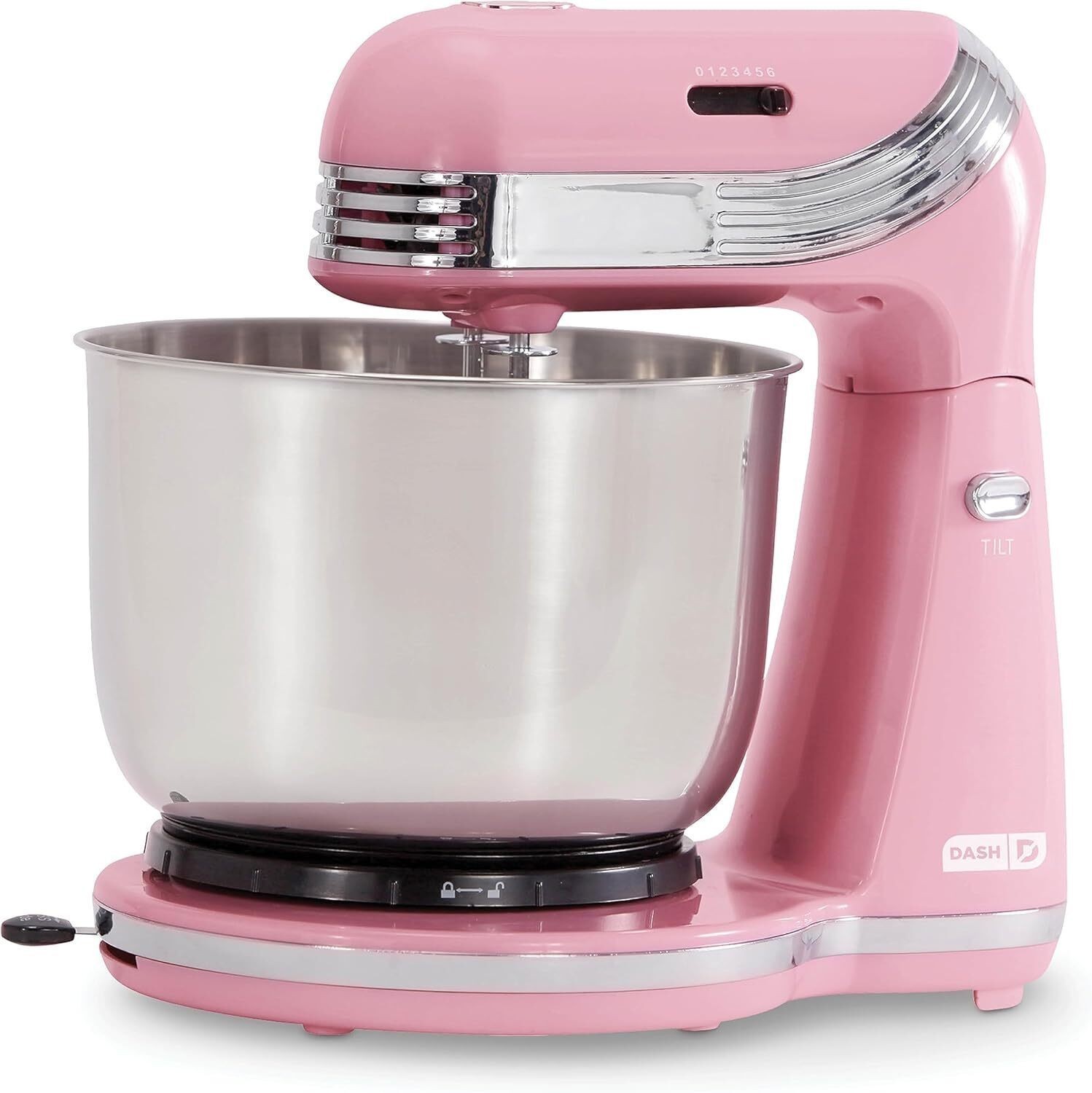 Stand Mixer 6 Speed Electric Mixer with Mixing Bowl Dough Hooks & Mixer Beaters