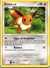 59/111 Eevee Rising Rivals Common Pokemon LP