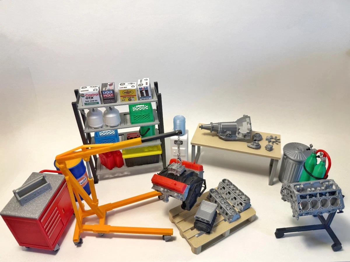 garage diorama 1 18 products for sale | eBay