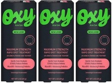 3 Pack Oxy Maximum Strength Rapid Spot Treatment Acne Care Clear Skin Formula