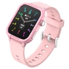 Pink Smart Kids Watch With Puzzle Games 1.54'' Touchscreen Multiple