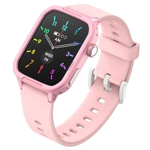Pink Smart Kids Watch avec les jeux de puzzle 1.54'&apo; écran tactile multiple
