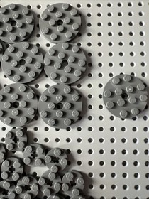 LEGO Dark Bluish Gray Plate 89523 60474 4032 Bulk 105pcs