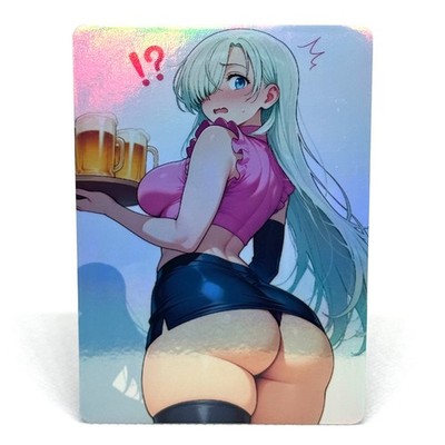 Seven Deadly Sins Elizabeth Liones Goddess Anime Waifu ACG Foil Card
