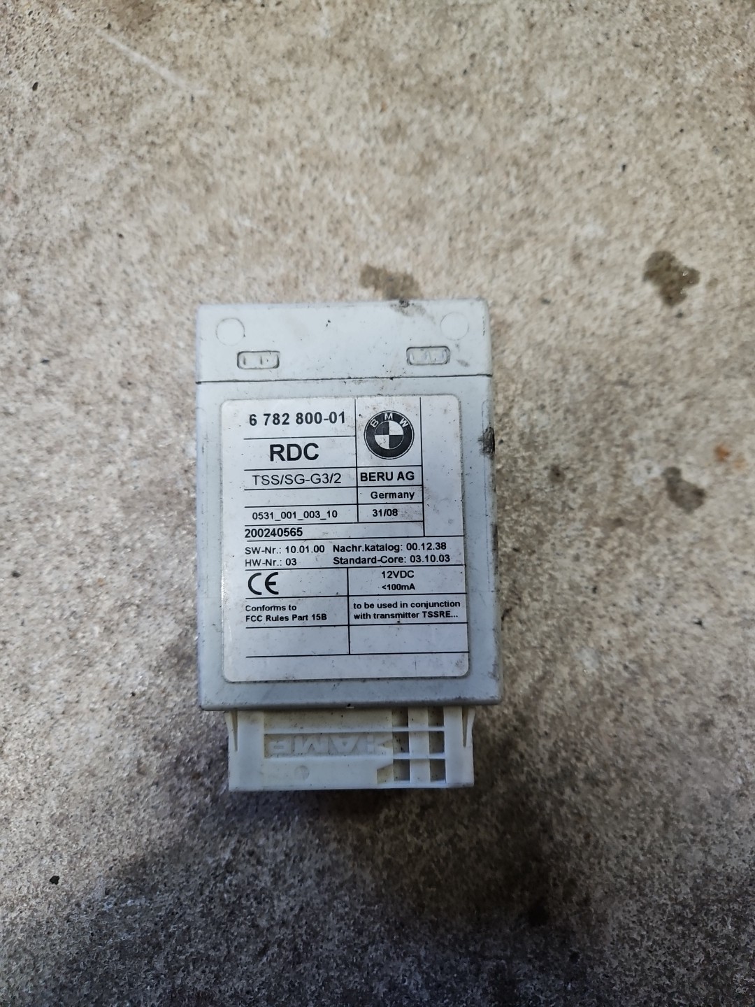 Mini R56 Tpms Module Test Mini Cooper 2007 R56 Tire Pressure Control Module 6782800-01 | eBay