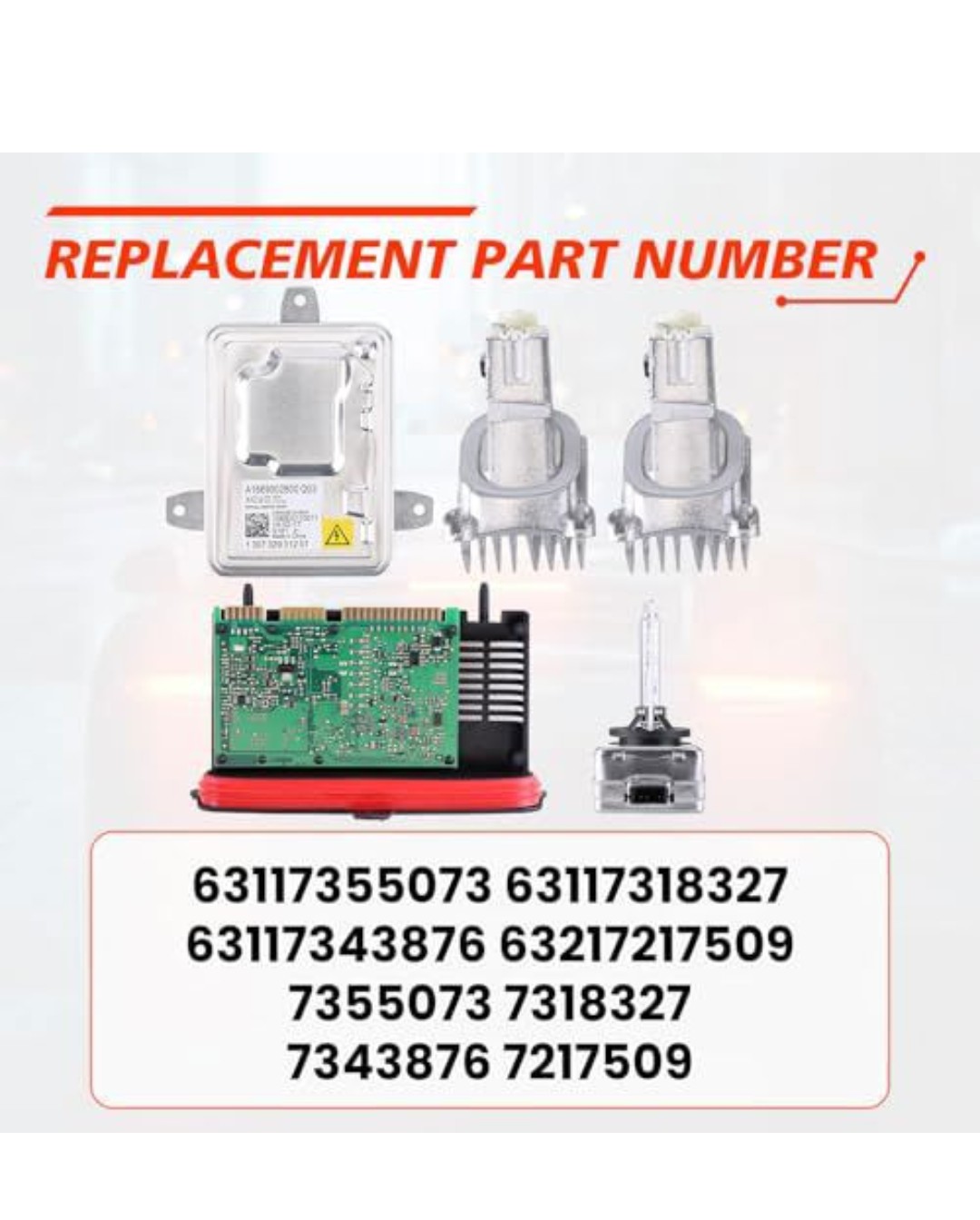 YDMON Xenon Ballast Bulb LED Module Diode Kit, Compatible with B-M-W