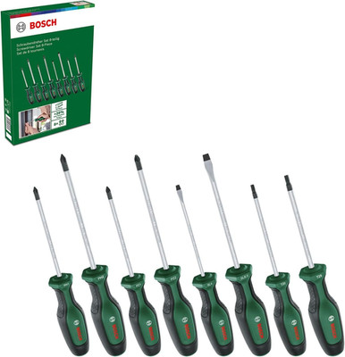 Bosch Schraubendreher-Set, 8-Teilig (Hochwertiger Schraubenzieher- Satz Für Heim