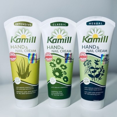 Kamill Hand and Nail Cream Classic Pack of 3 Moisturizer with Chamomile 300ml
