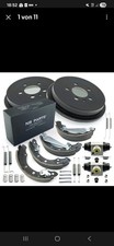 2x Bremstrommel Bremsbacken 2x Radbremszylinder hinten für Audi A2 VW Polo Fox