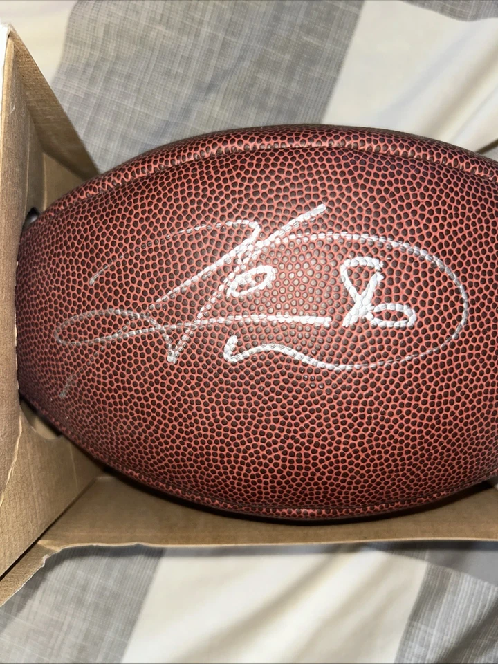 Hines Ward Autographed NFL Wilson Football Pittsburgh Steelers - Image 3 of 3