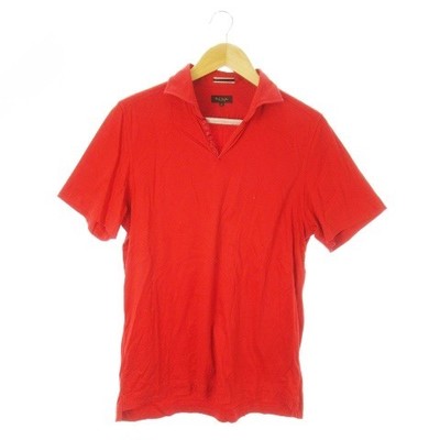 Paul Smith Collection Shirt Skipper Pullover Kurzarm Stretch L Rot /AO14