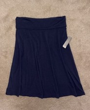 NWT Y2K VINTAGE BLUE FLOWY FOLDOVER SKIRT OLD NAVY S TWEE COTTAGECORE FAIRY